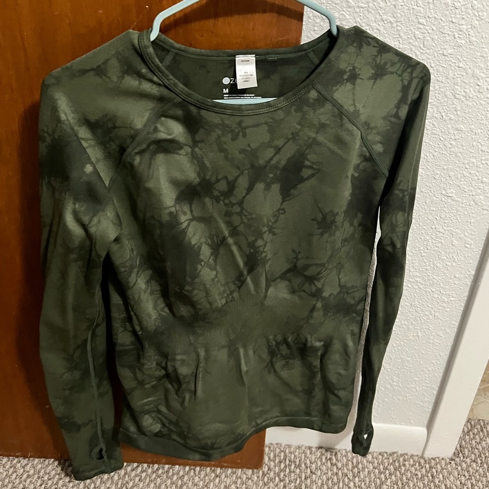 NWOT Green Workout Top
